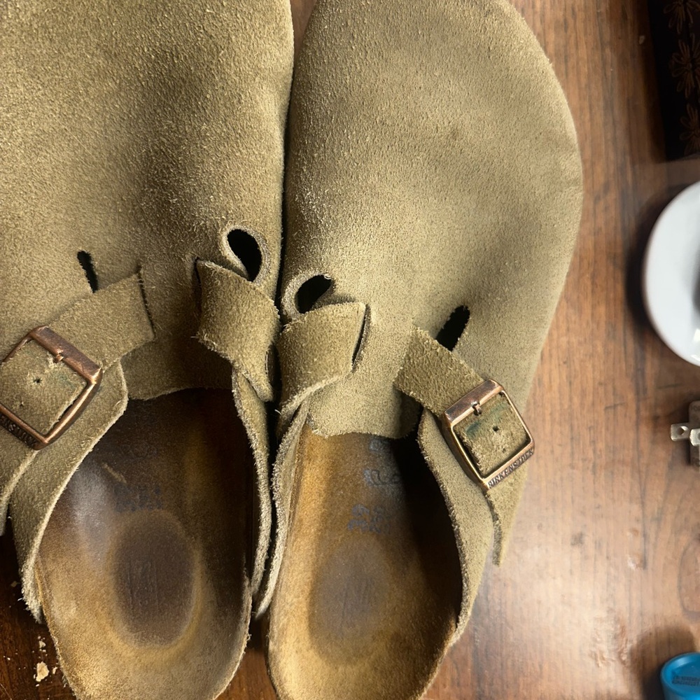 Women's Suede Buckle Sandals